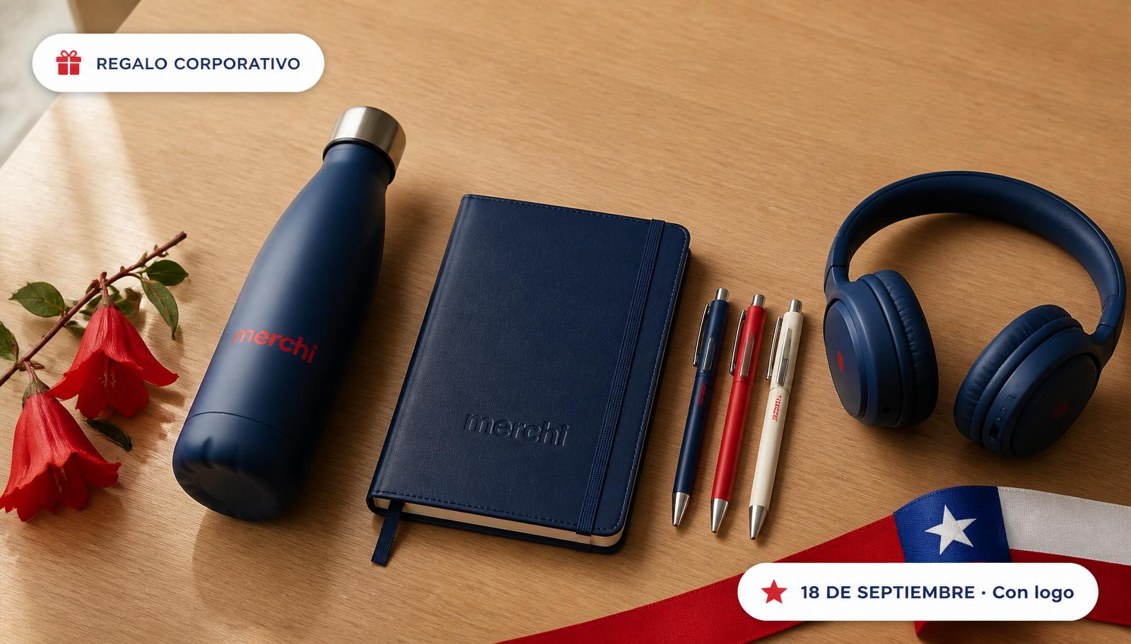 Regalos corporativos personalizados con logo para el 18 de septiembre — alternativa útil a la caja dieciochera