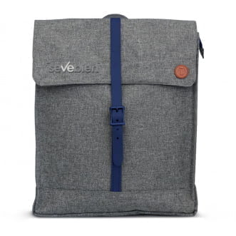 MOCHILA "URBAN 5" Gris+azul