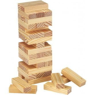 JUEGO DE HABILIDAD "JENGA" Madera Clara