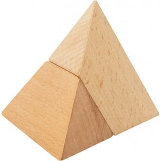 JUEGO DE INGENIO PIRAMIDE Madera