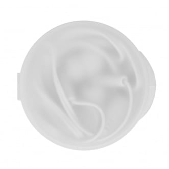 Auricular Round Blanco