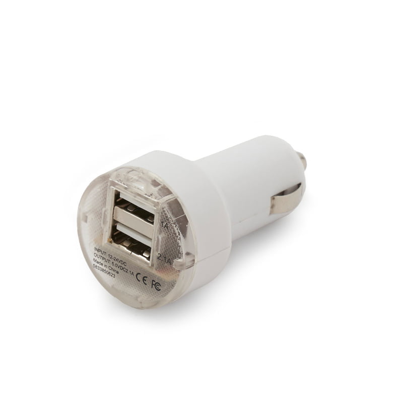 USB Car Charger Blanco