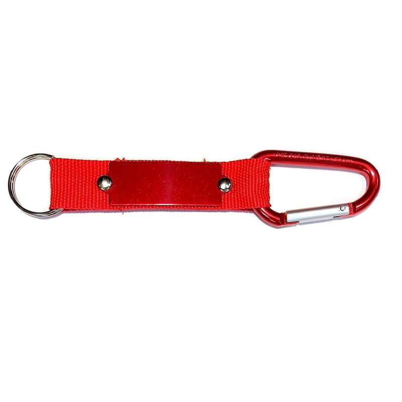 Llavero Carabiner Rojo