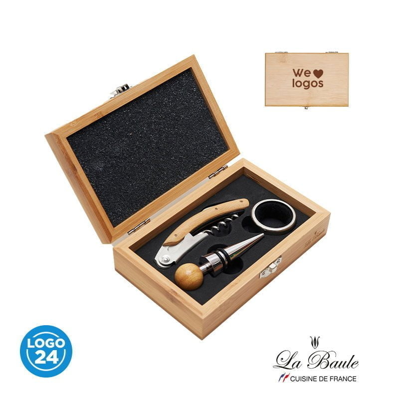 Set De Vino Laroche Marron Claro