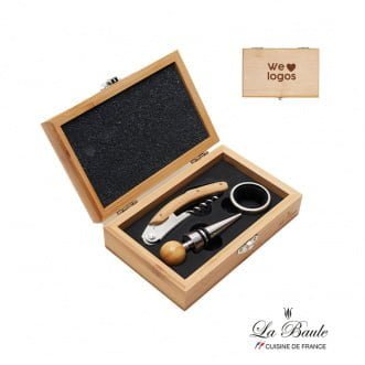 Set De Vino Laroche Marron Claro