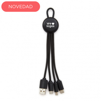 Cable 3 en 1 VERSAL Negro