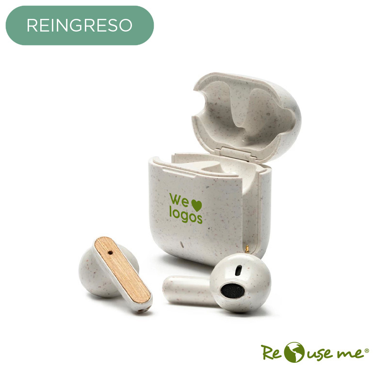 Auricular Tremor Blanco + Kaki