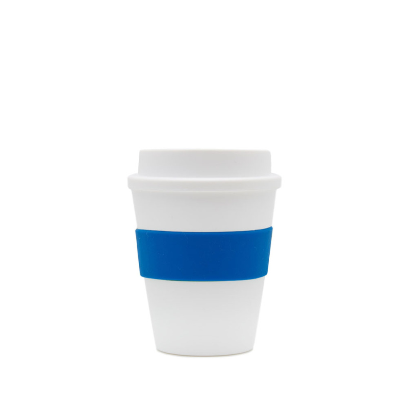 Mug Express Cup Blanco + Azulino