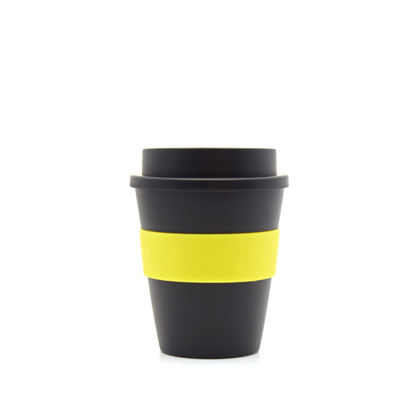 Mug Express Cup Negro + Amarillo
