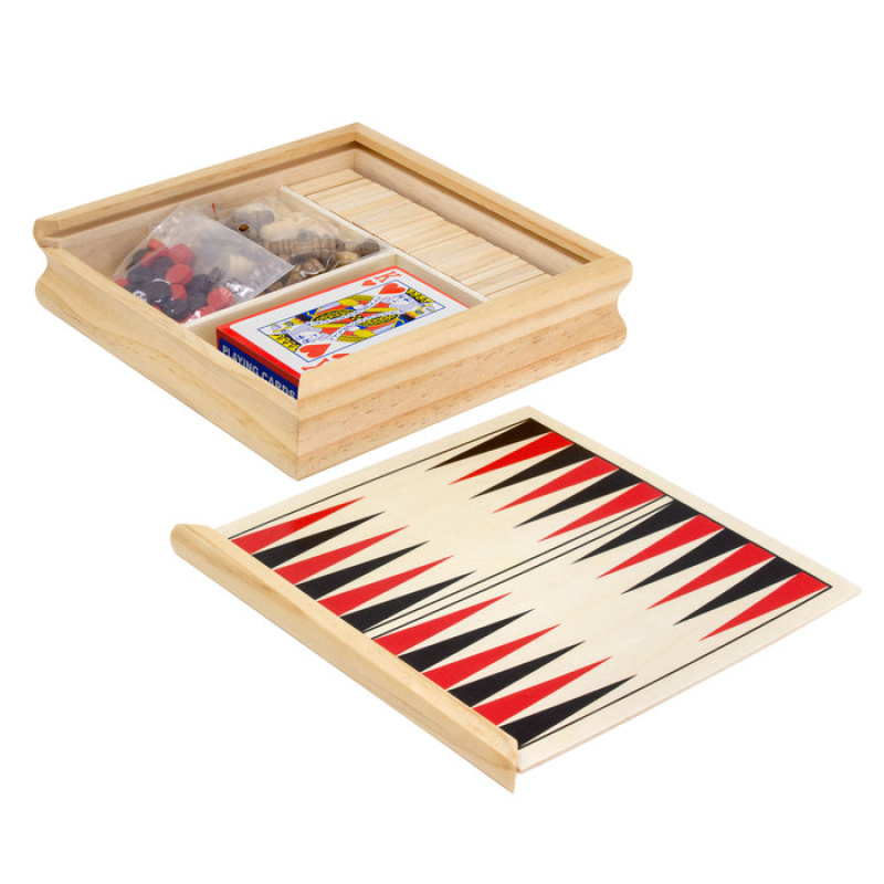 Set de juegos "JAVFAN" Madera