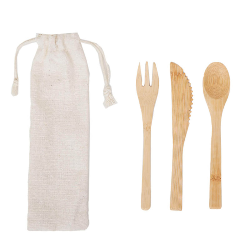 Set Cutlery Bamboo - 188 - Imagen 3