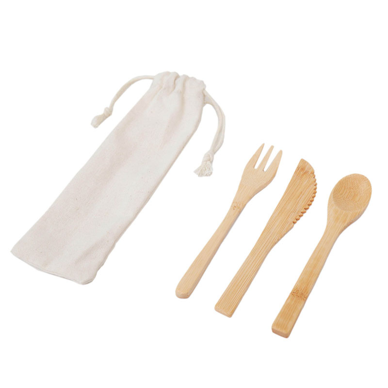 Set Cutlery Bamboo - 188 - Imagen 4