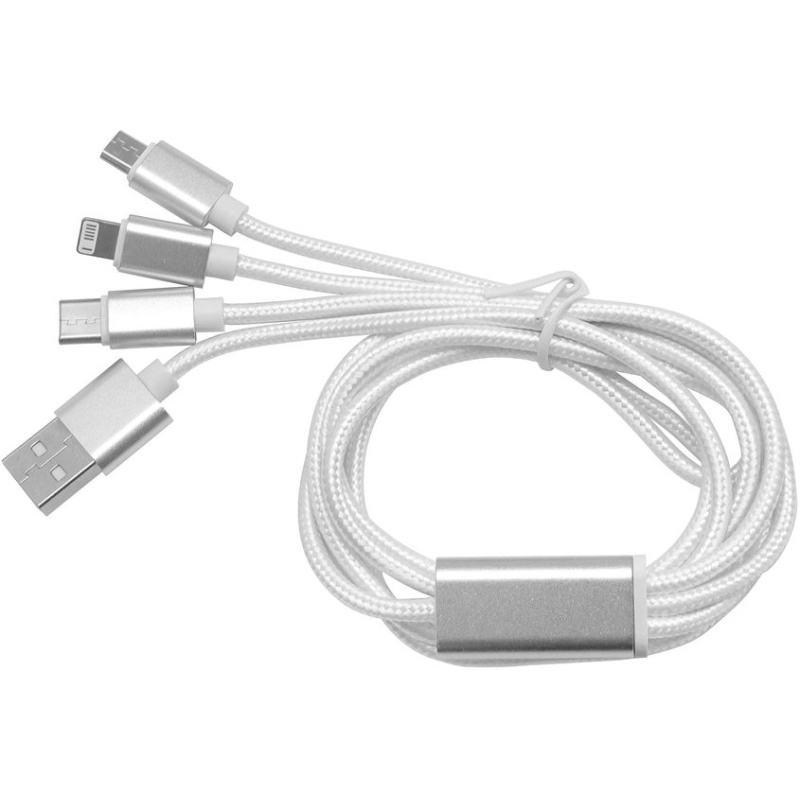 Cable con adaptador "MADISON" Gris