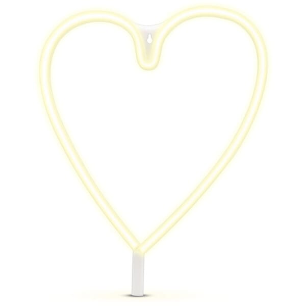 luz neón corazón - Imagen 3