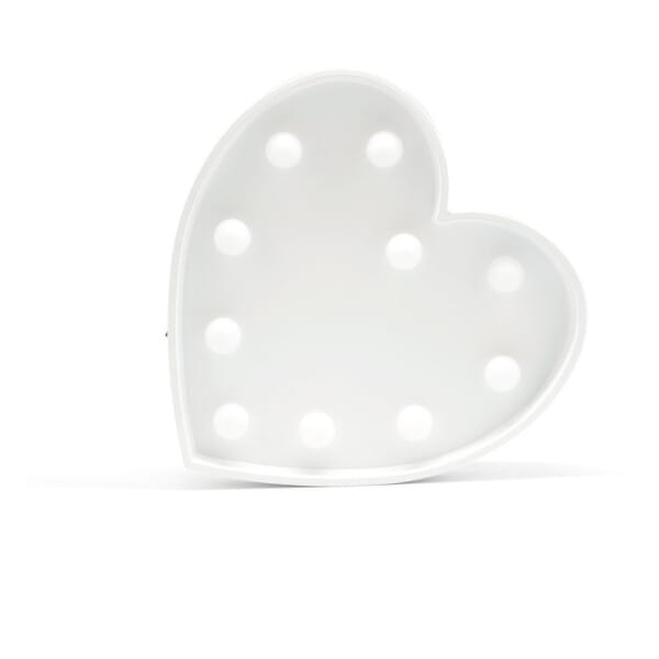 Símbolo luminoso my type corazón