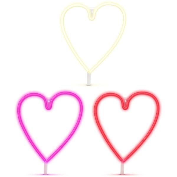 luz neón corazón - Imagen 7