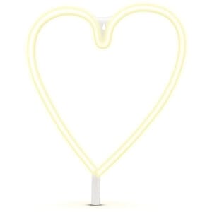 luz neón corazón