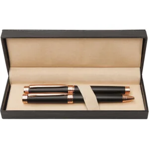 Set de boligrafo y roller Cobra tinta azul