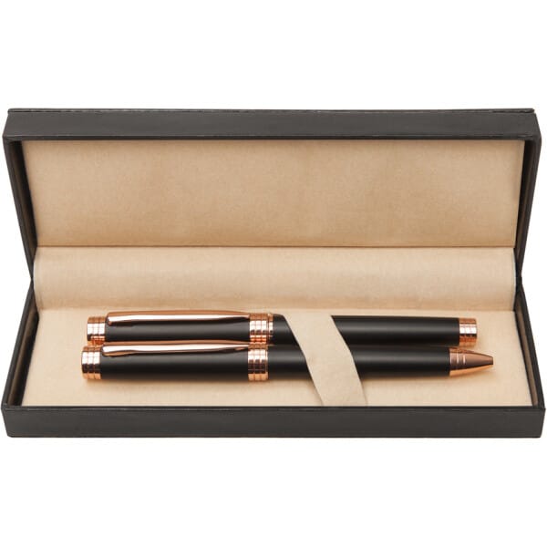 Set de boligrafo y roller  Cobra tinta azul