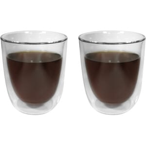Set de vasos de vidrio “double”