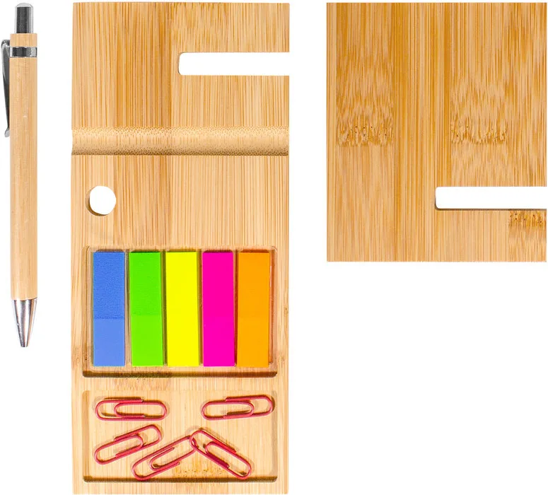 Organizador de escritorio de bambú Nagano desk - Imagen 6