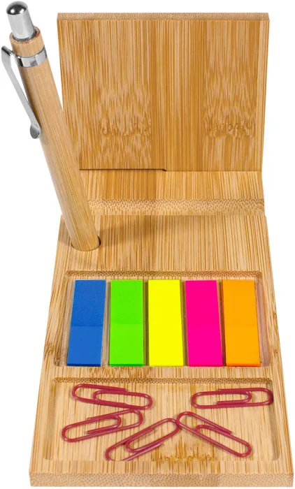 Organizador de escritorio de bambú Nagano desk - Imagen 4