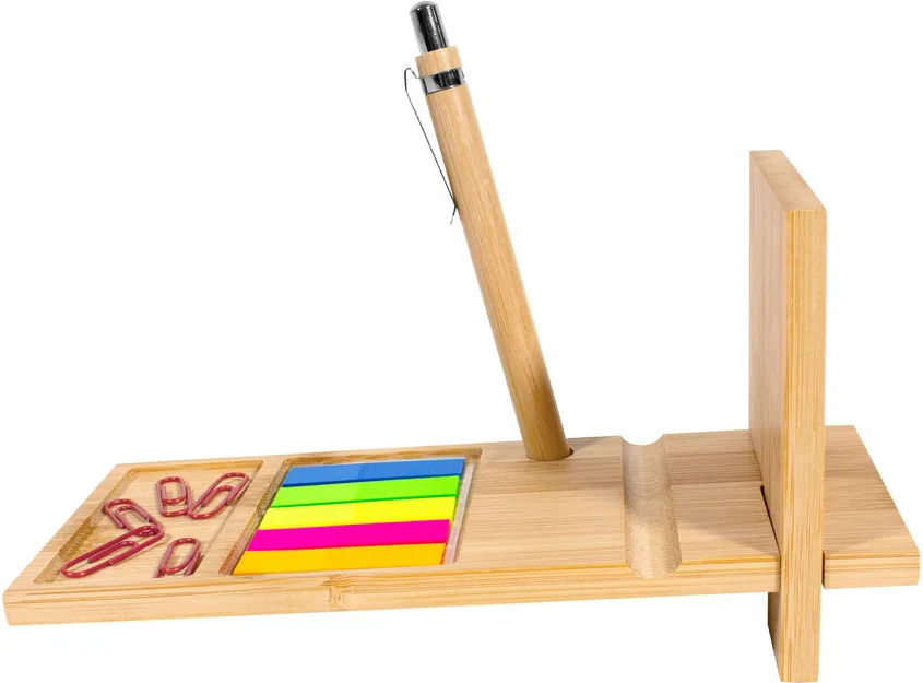 Organizador de escritorio de bambú Nagano desk - Imagen 5