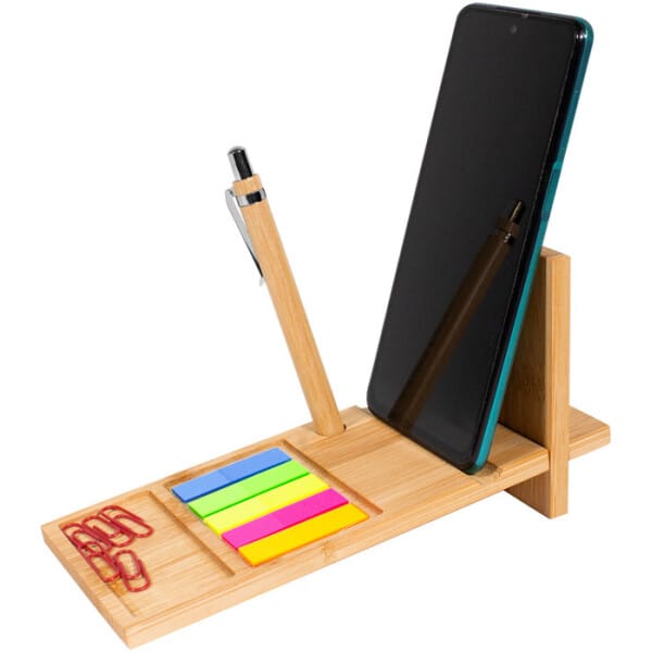 Organizador de escritorio de bambú Nagano desk - Imagen 3
