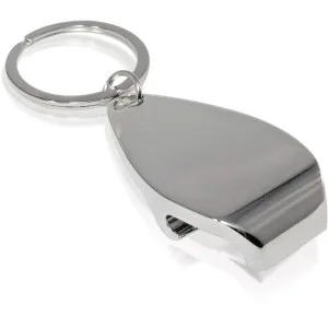 Llavero metálico con abrebotellas