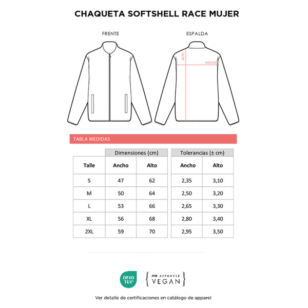 Chaqueta Softshell Race Mujer - Imagen 6