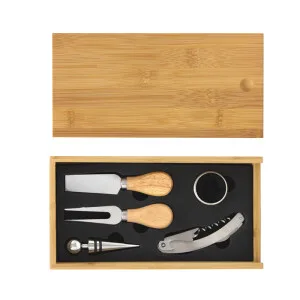 Set de vino y tabla para quesos Winchester