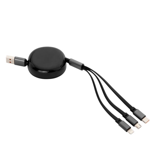 Cable retráctil de carga Jack