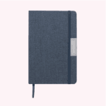 fondo rosado con libreta azul