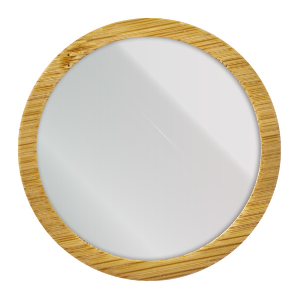 Espejo de bambú circular ¨bella¨ - Imagen 8
