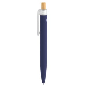 Imagen de un bolígrafo aluminio reciclado y bambú Balu.