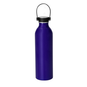 Botella de aluminio Silly en caja de regalo kraft.