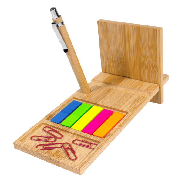 Organizador de escritorio de bambú Nagano desk - Imagen 12